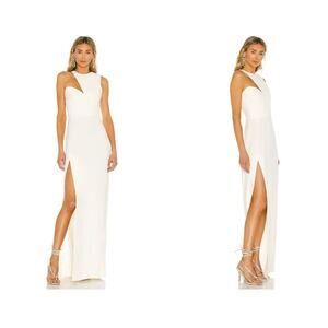 Amanda Uprichard X REVOLVE Gilda Gown in Ivory